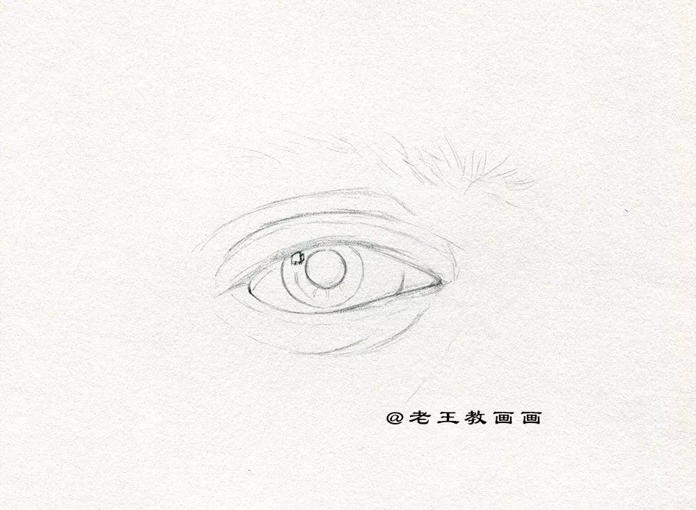 自学素描入门眼睛教程,画眼睛教程素描动漫