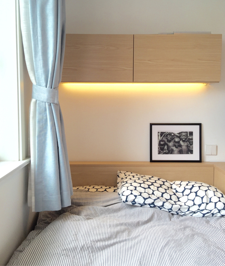 只塞得下床的小卧室，照样改成收纳大胃王