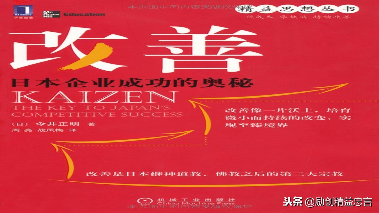 爆款课程PPT分享丨改善绝非小打小闹改善是集小善而达至臻