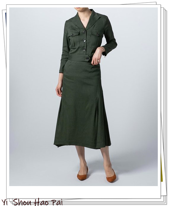 老外把这类衣服叫“Safari”，适合做春装！日本女人很流行穿