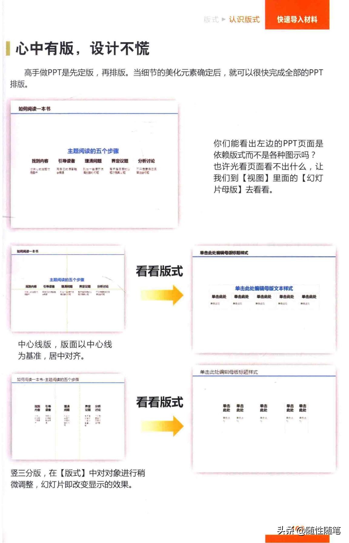 和我一起学做PPT-怎样快速导入材料？（PPT的母版和版式）