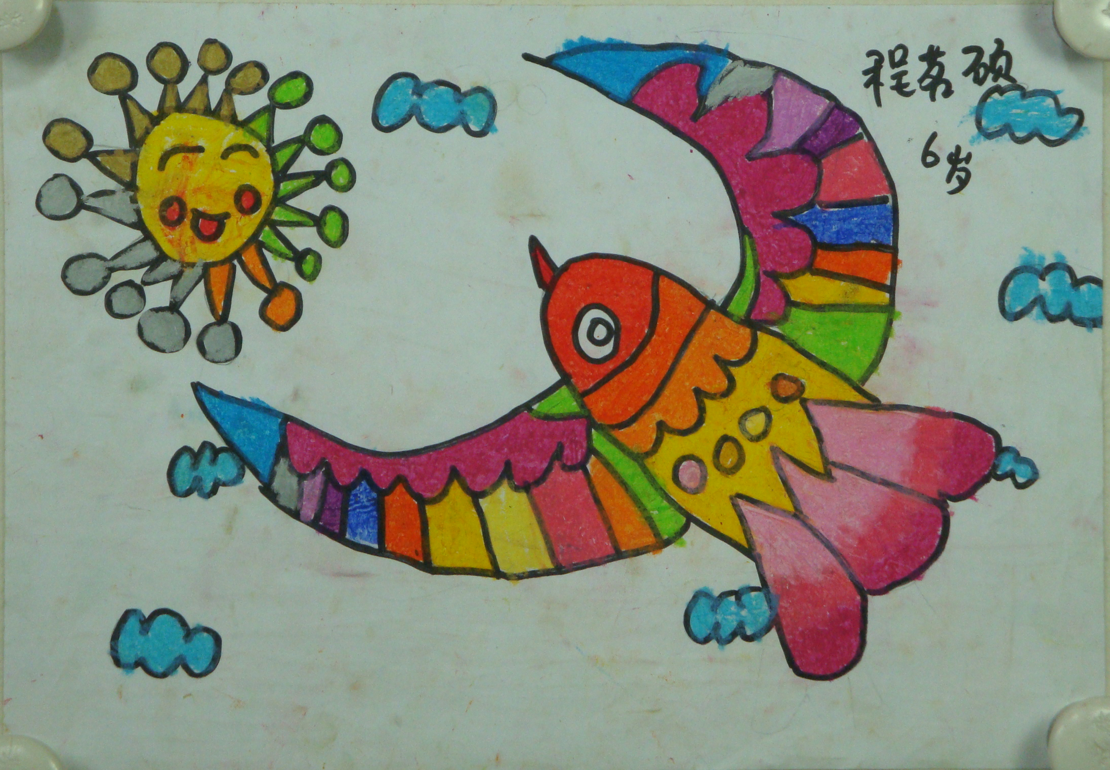 儿童美术画,儿童速成画