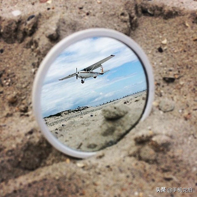 拍照用小镜子,拍照带夹子的镜子