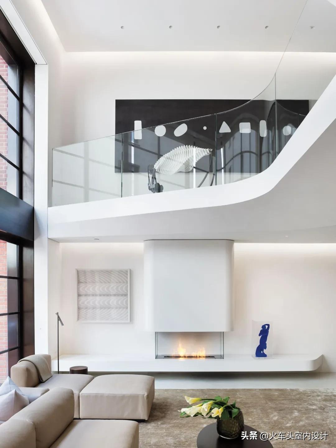 80款挑空客厅设计,大宅就该有这气势