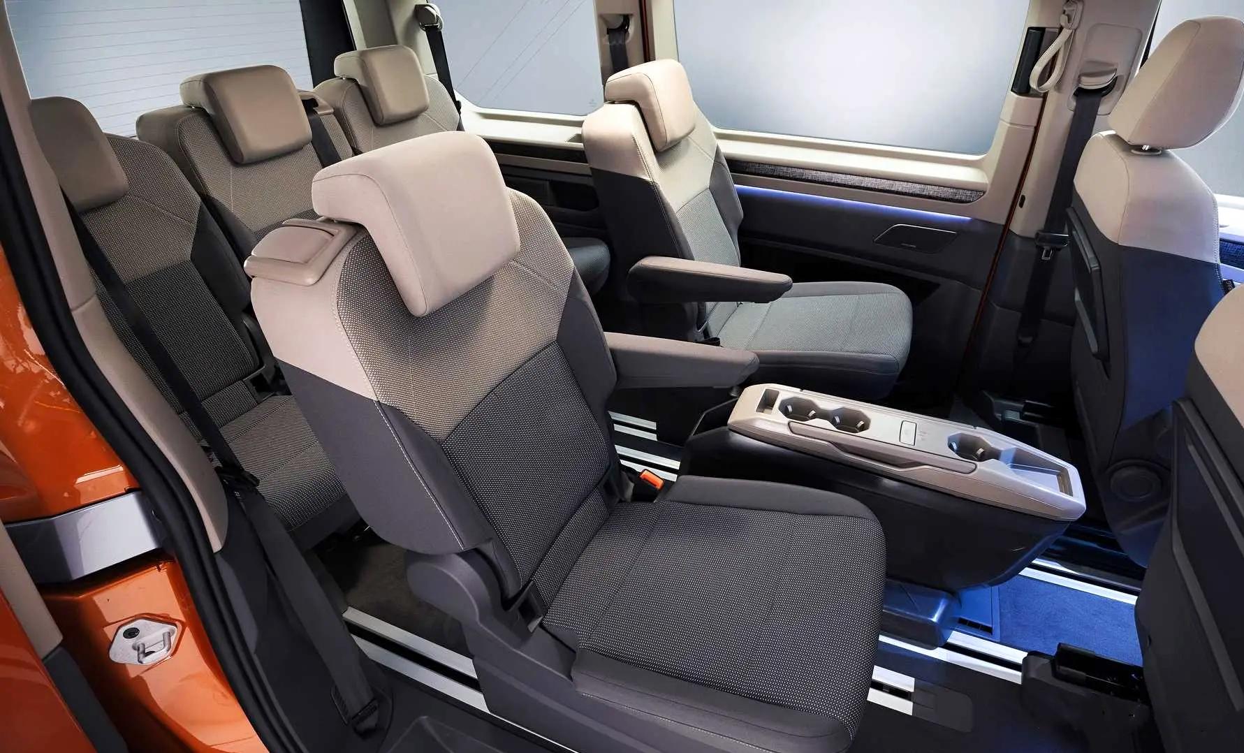 大众商务车7座迈特威自动门操作,大众七座迈特威内饰