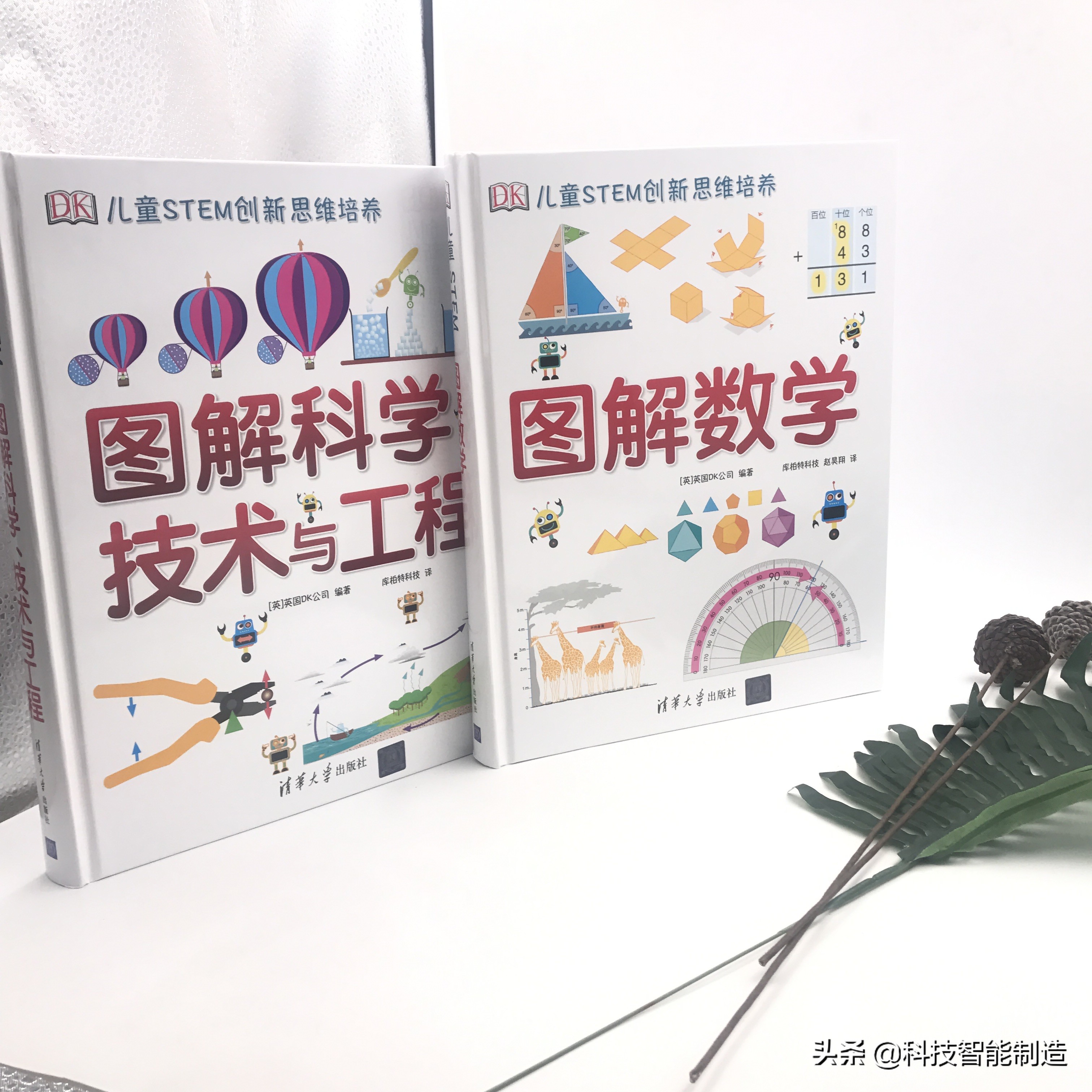 爆款图书，DK图解数学和图解科学184个数学知识点、253种科学思维