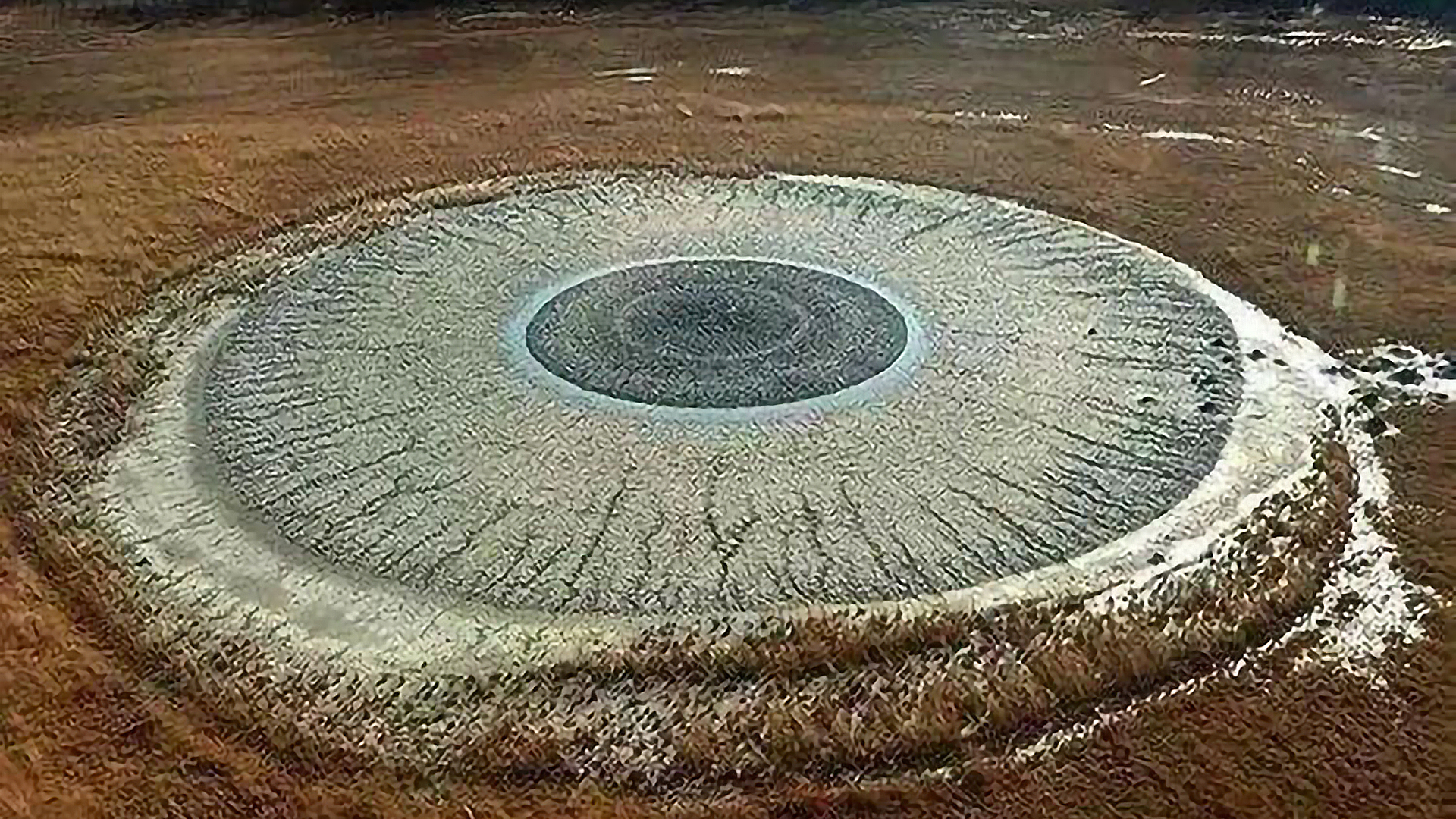 眼睛长在地球上,地球上的巨大眼睛