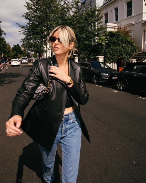 女生怎么穿出时尚搭配,机车风小个子搭配