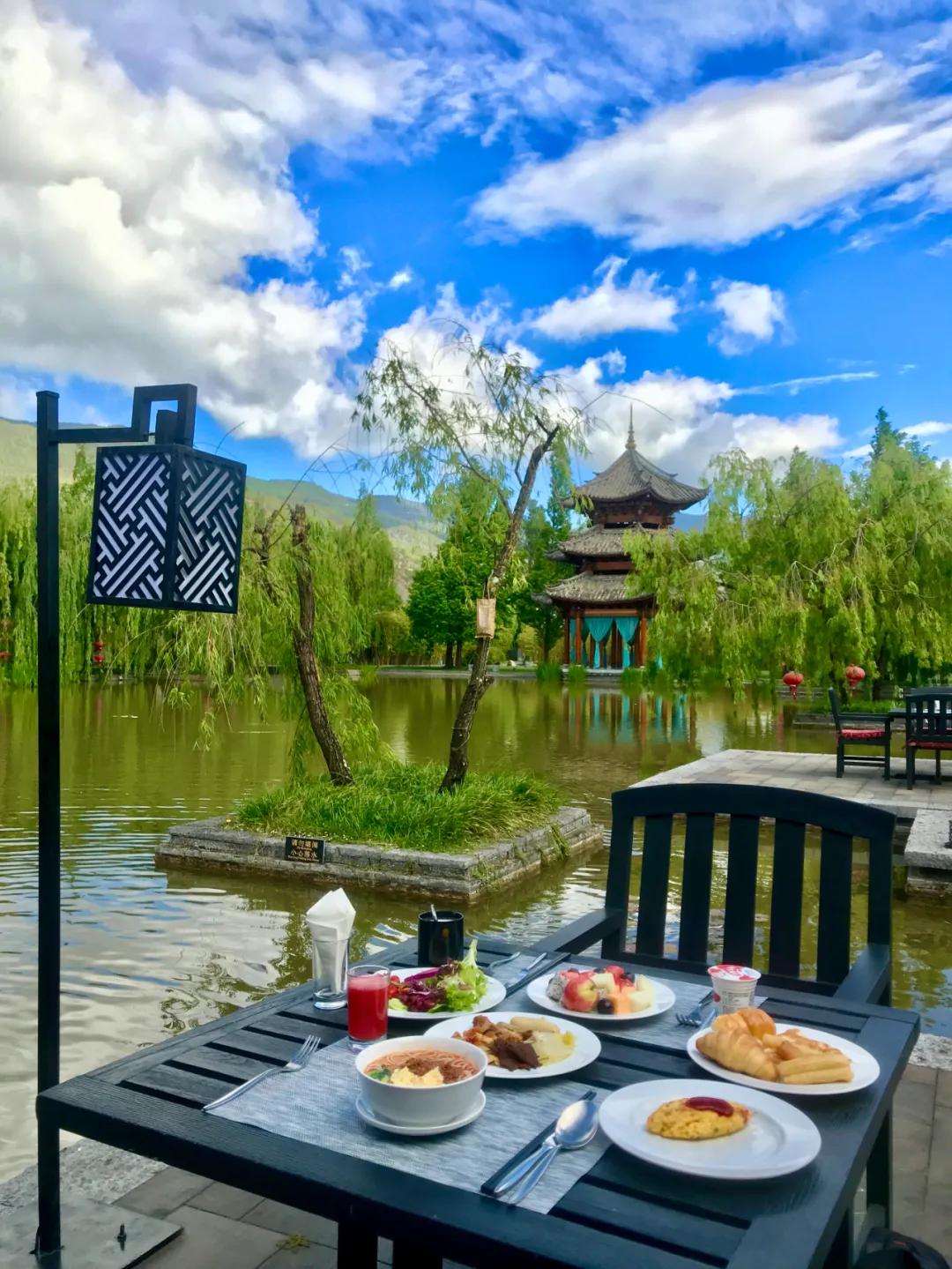 丽江古城轻奢度假庭院,丽江悦榕庄玉龙雪山