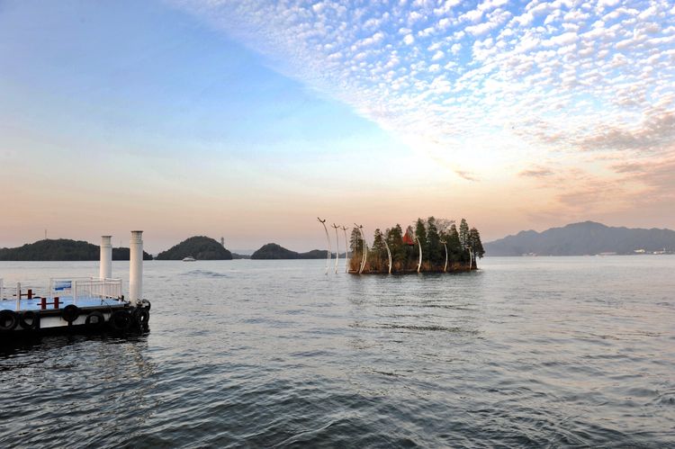 庐山西海沧海桑田岛,庐山西海之岛美景