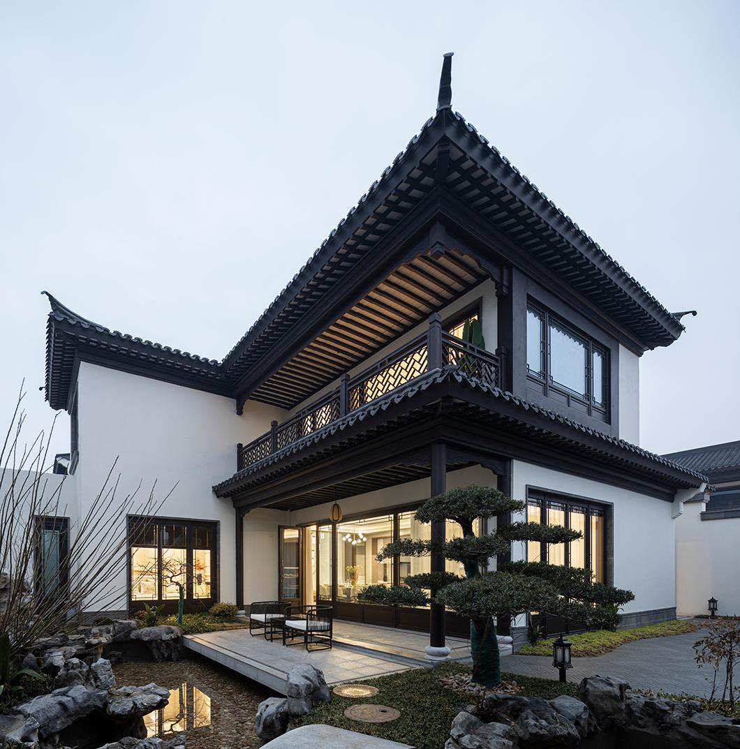 绝美的中式装修,经典中式合院设计