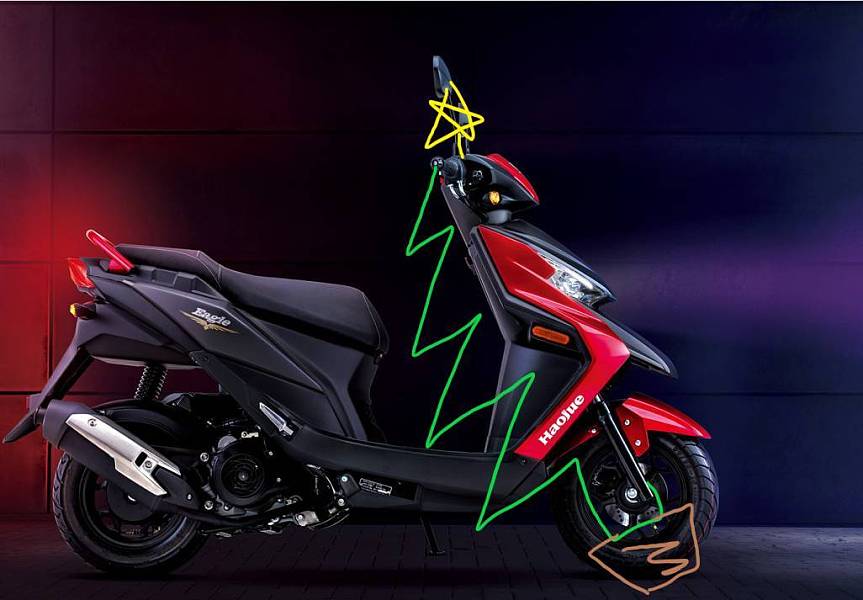 有鸟嘴的踏板,豪爵afr125踏板