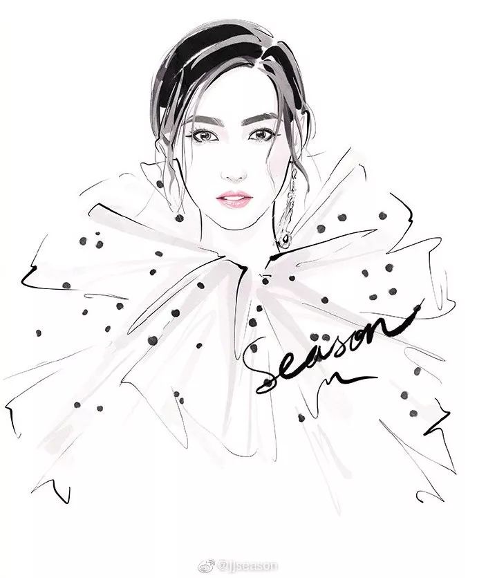 精美水墨插画,那些浪漫的水墨画插画