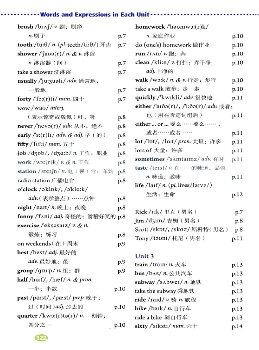 人教版英语七年级下册电子课本,人教版初中七年级英语上电子课本