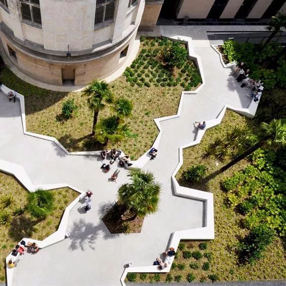 一条景观步道,一条景观路设计图片