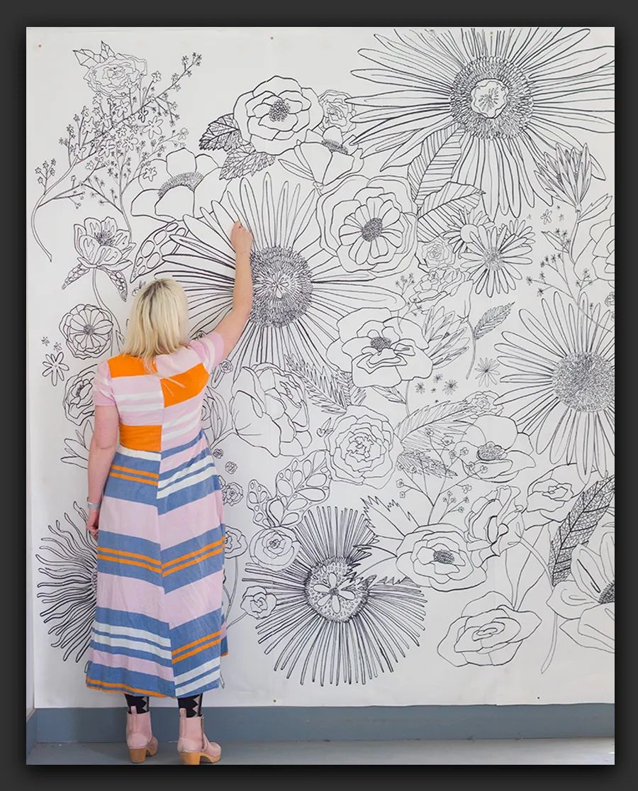 凹凸不平墙面用什么记号笔,墙面艺术设计作品