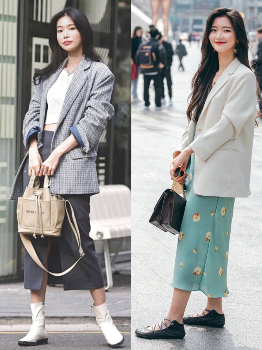 韩国裙子淑女风穿搭,韩国裙子穿搭技巧