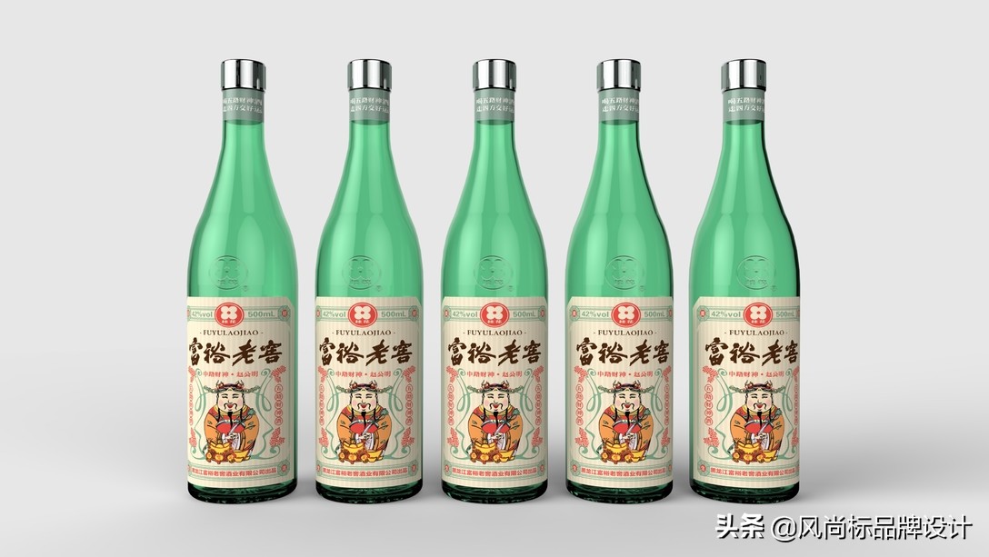 五路财神布置图片,茅台福喜天下五路财神套装酒