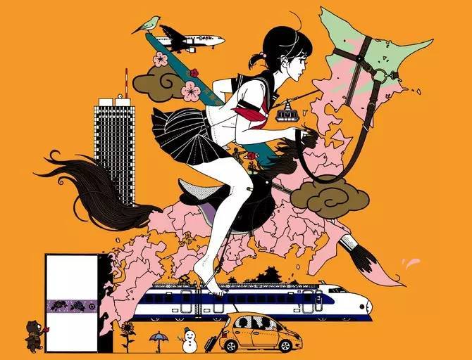 日本著名插画师二次元,日本插画师人物作品欣赏