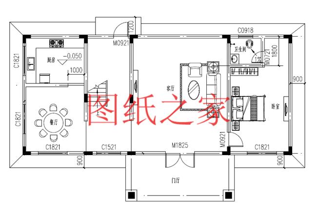 农村简约别墅宅基地,现代简约长方形二层别墅