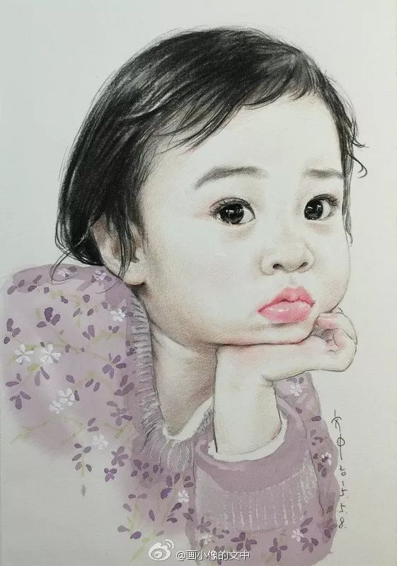 比起打印画，美院毕业的他，笔下这种彩铅水彩画才好看哭了~