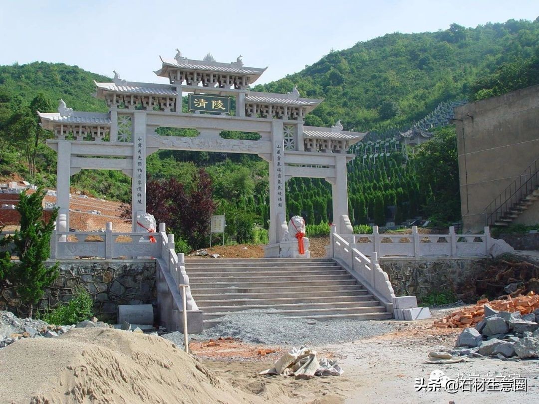 石牌坊石雕图片大全,各样式的石牌坊