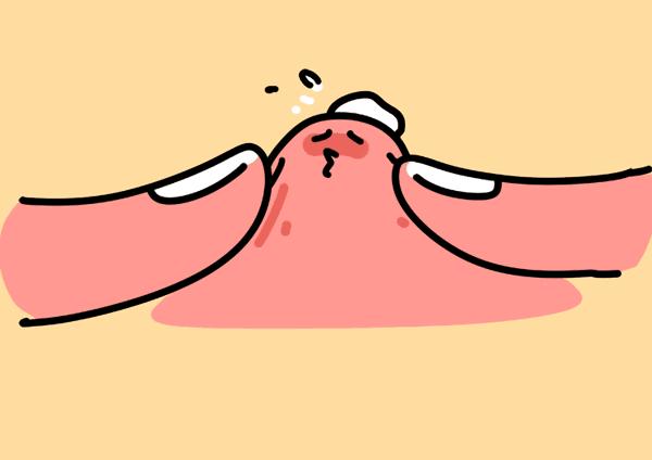 脑脓肿武汉小伙,年轻小伙脸上有个脓包