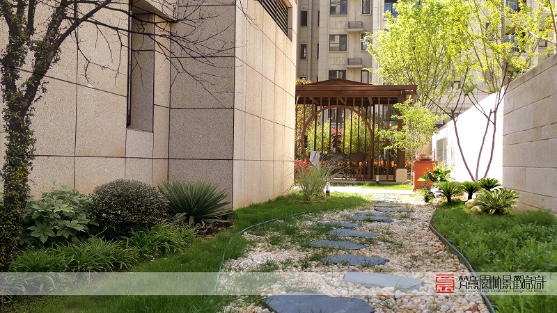 花园设计实景图别墅,花园设计实景案例