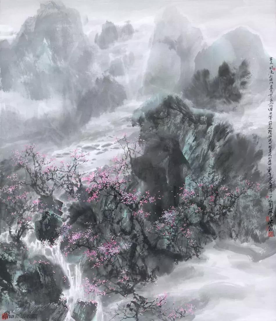 画家宋雨桂作品欣赏,宋雨桂山水书画作品