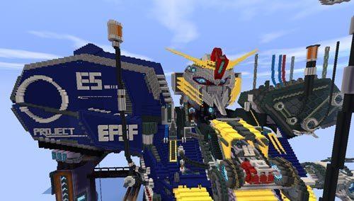 迷你世界擎天柱玩家,迷你世界里的擎天柱皮肤