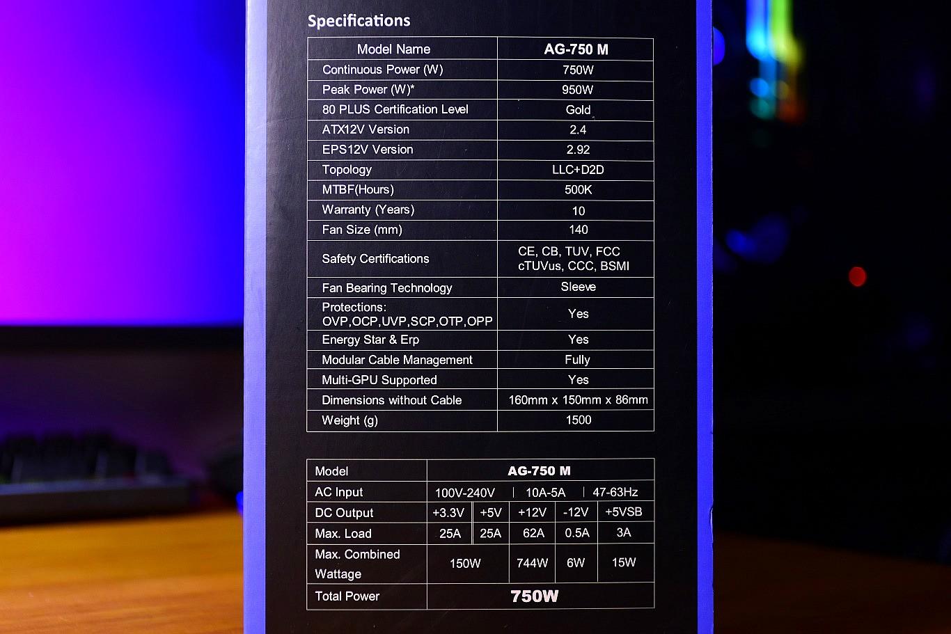 艾湃电竞ag-750m为什么这么便宜,艾湃电竞电源ag和an