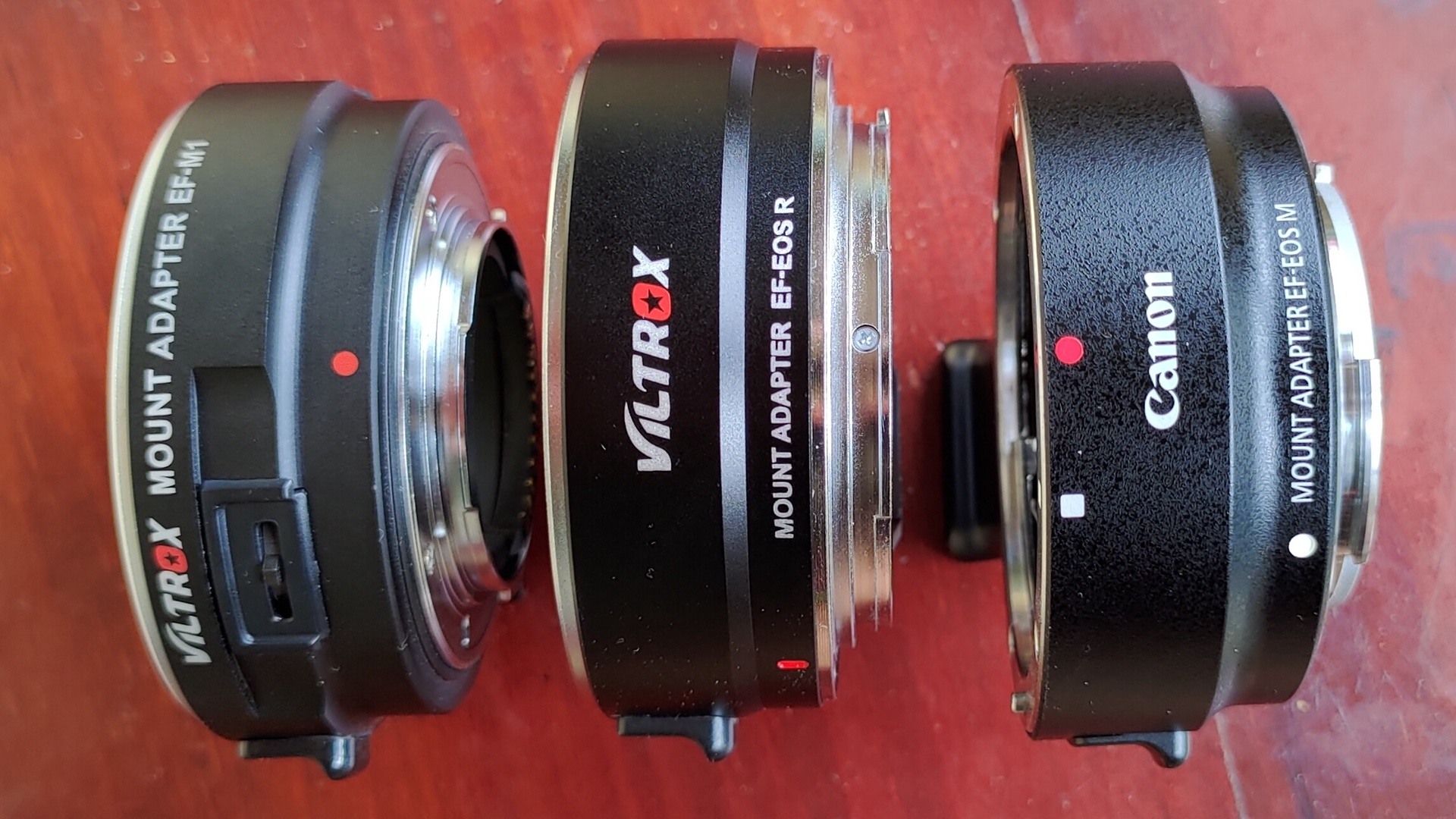 唯卓仕EF-EOSR转接环VS佳能EF-M转接环