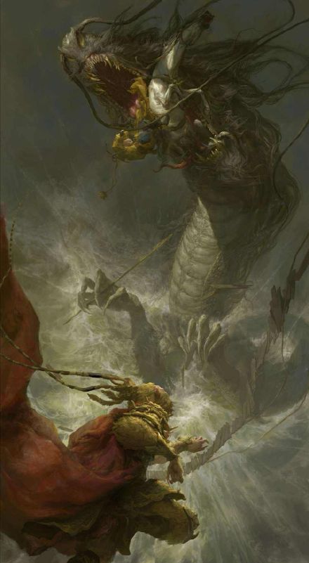 游戏插画绘画全过程,游戏插画师优秀作品集