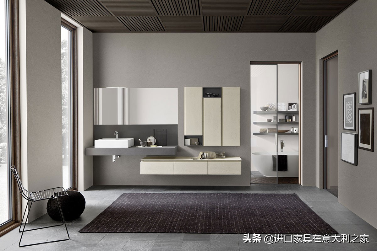 浴室柜轻奢北欧卫生间洗脸盆柜,浴室柜北欧风格选什么颜色好看