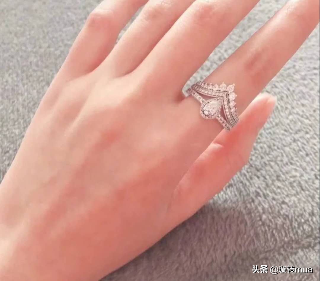 精致的女戒指,戒指女网红款不掉色精致