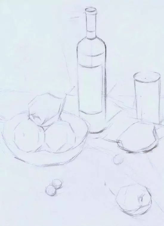 素描静物骷髅步骤,素描静物苹果步骤