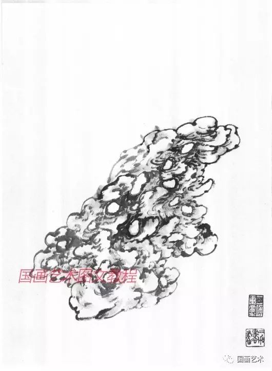 老春山水画基础技法,中国山水画技法教学王岳岗