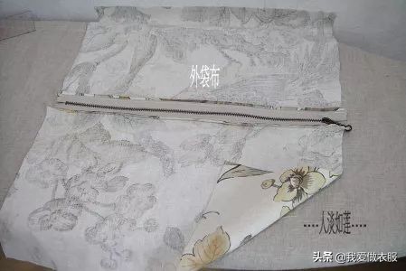 女士大包的裁剪及制作教程,简易包裁剪