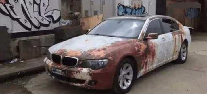 汽车上的花式车贴你最佩服哪一个,最有深意的汽车车贴