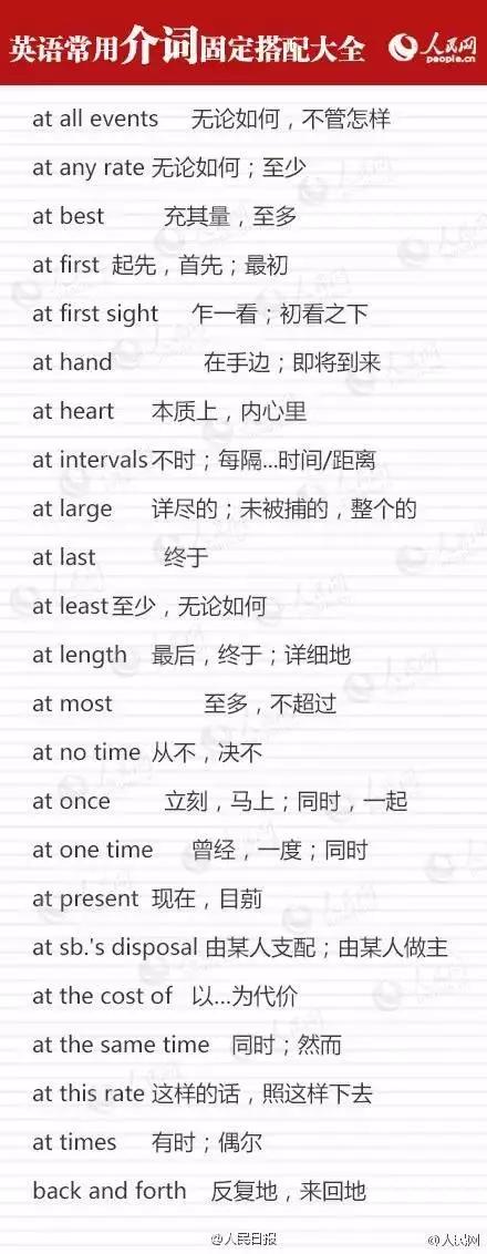 九类高考英语介词辨析,10个高考英语必背句型