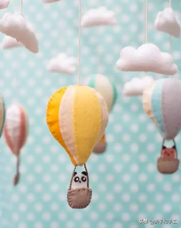 幼儿园气球手工贴画,创意手工气球印画