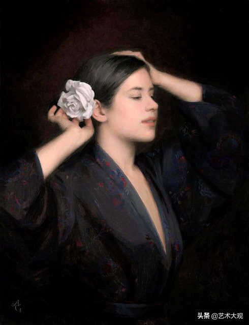 美国印象派画家油画作品欣赏,美国油画大师的雪景油画作品