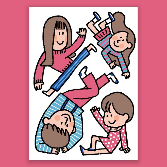 超可爱的手绘简笔画,简单的Q版简笔人物绘画