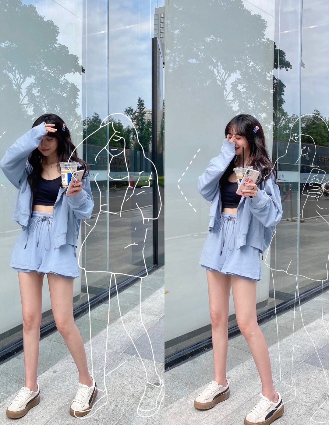 21种经典的拍照姿势,不露脸拍照姿势不重样