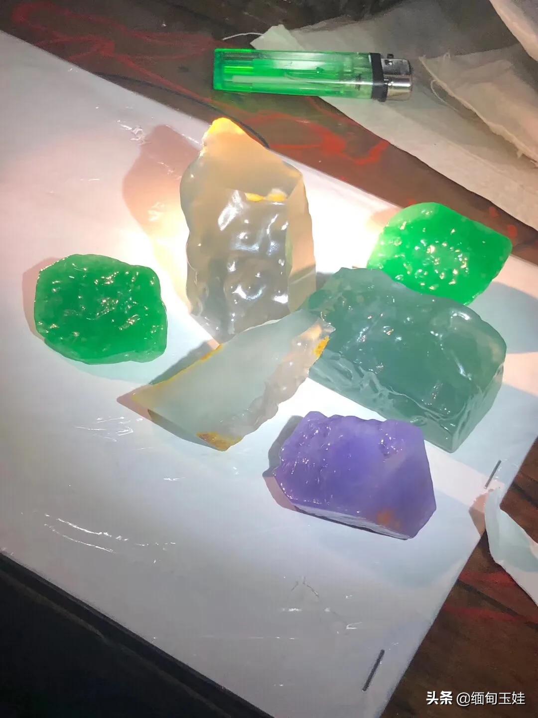 缅甸曼德勒精品翡翠原石赏析,曼德勒高端翡翠