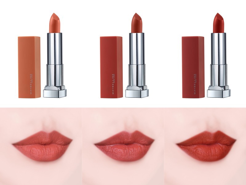 美宝莲丝绒唇膏,美宝莲口红开箱