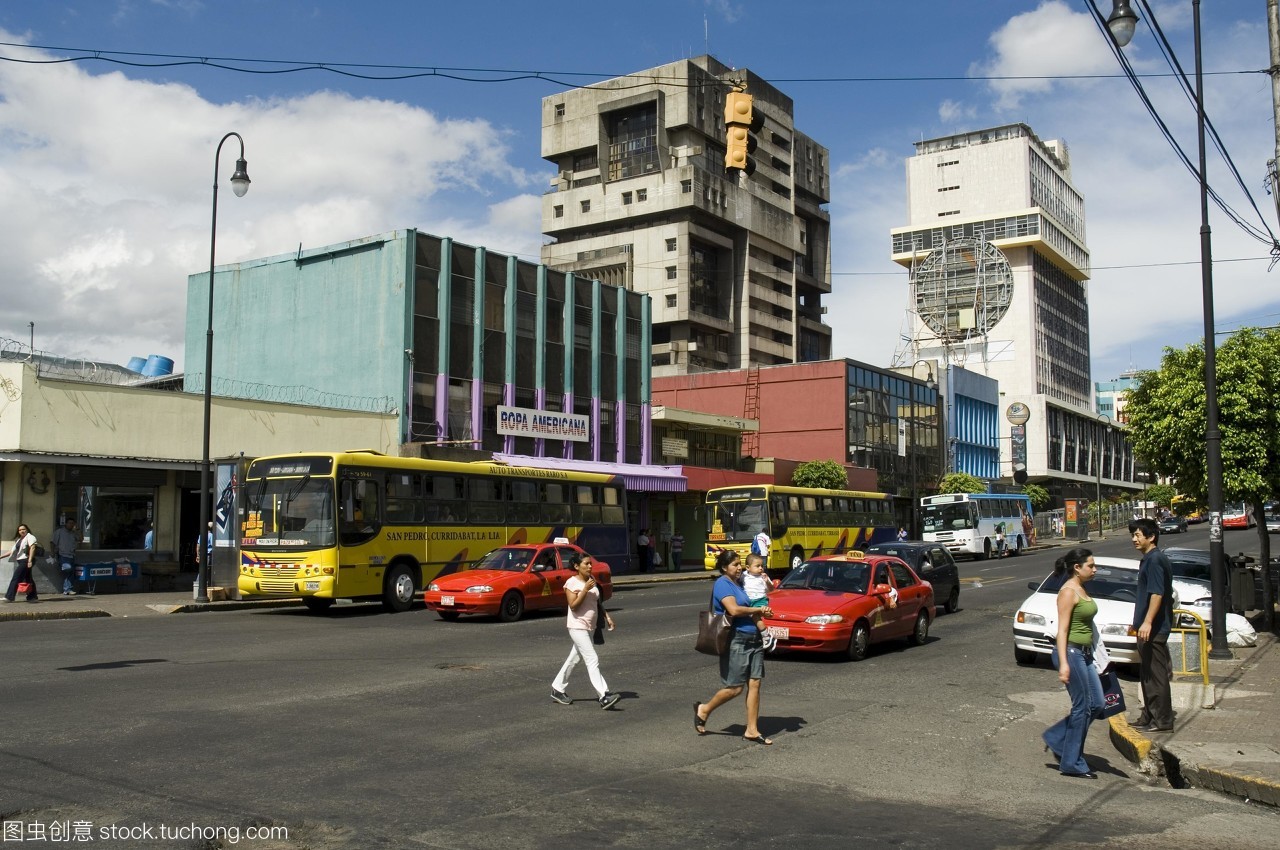中美洲七国地图,中美洲七国