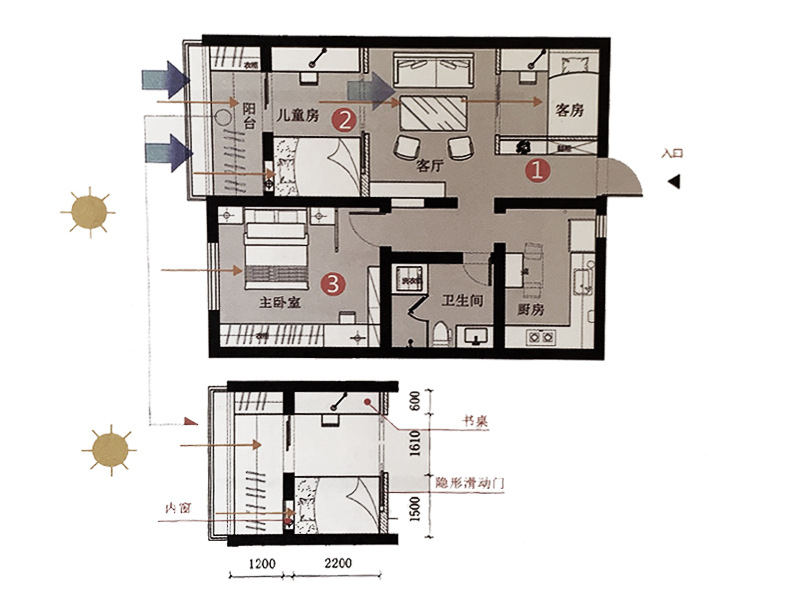 老式职工楼,85平米一楼旧房改造