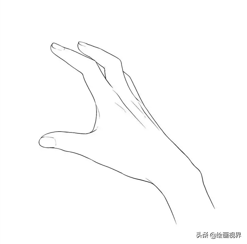 手的绘画入门教程,画人手的画法