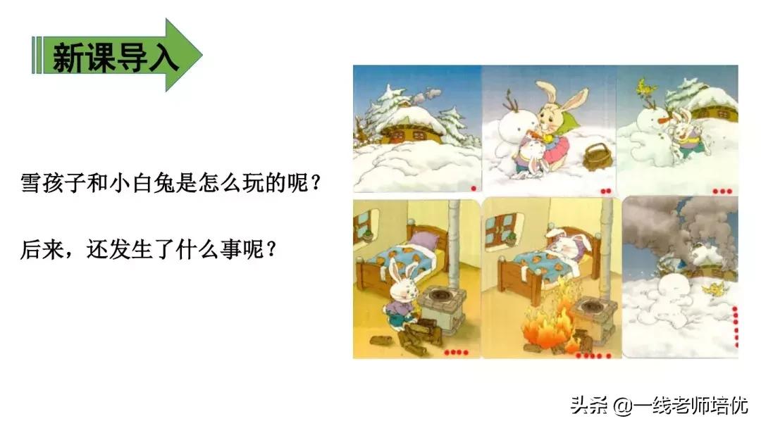 二年级语文上册雪孩子生字加拼音,雪孩子二年级部编优质课教学视频